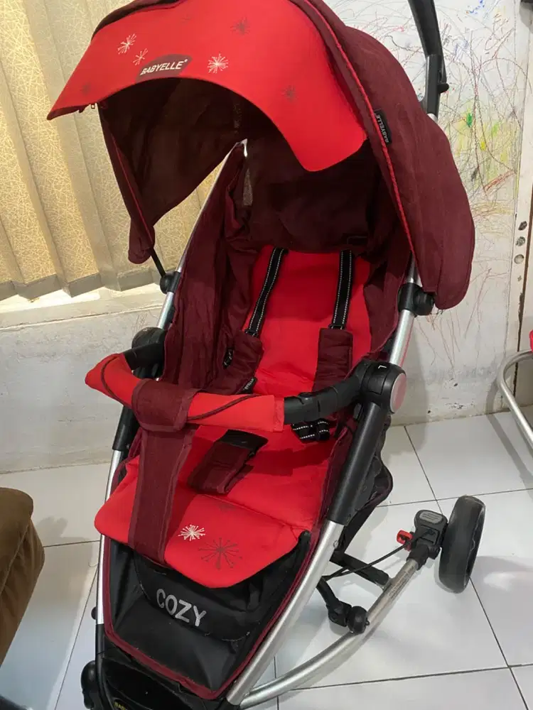 Stroller dan carseat newborn baby elle
