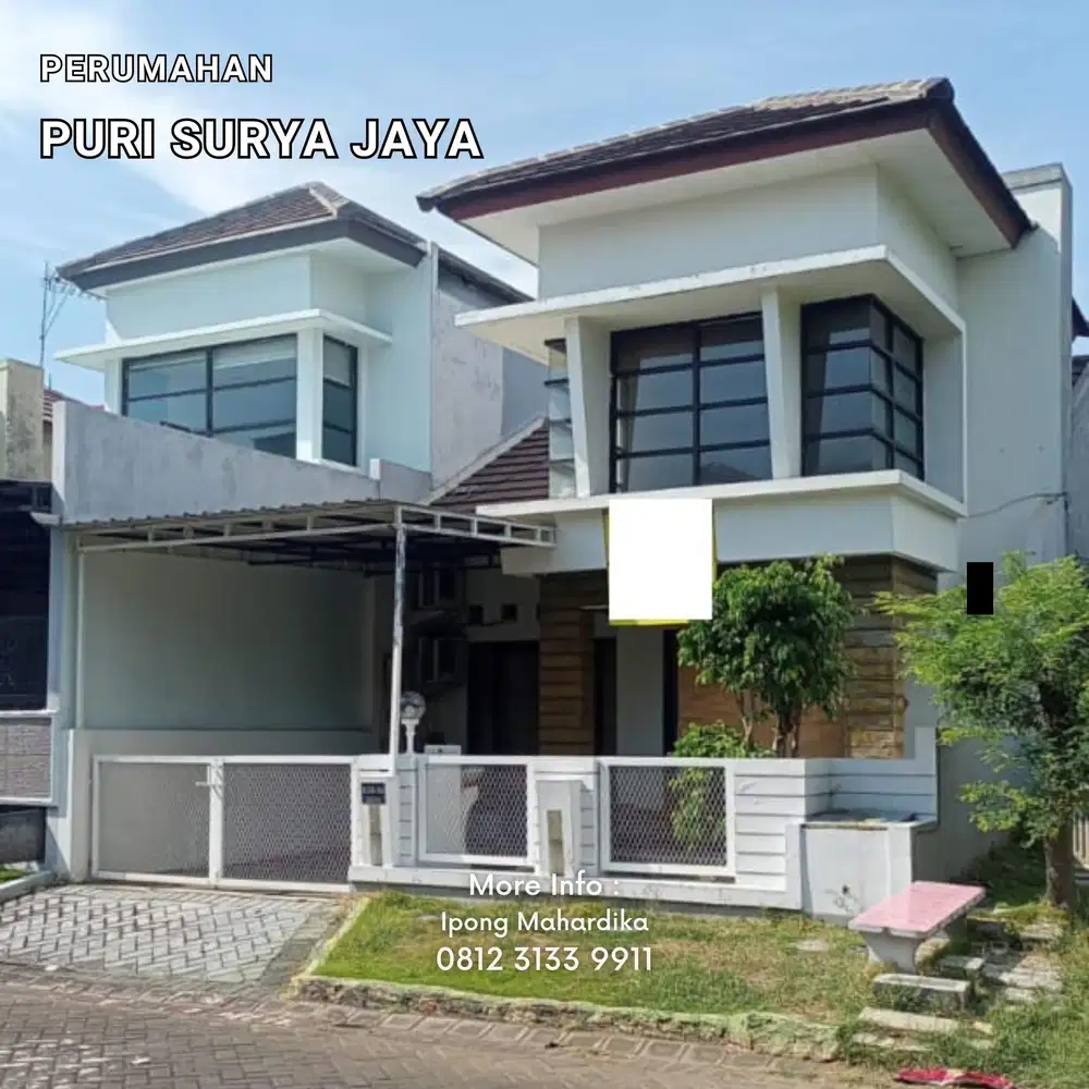 Dijual Cepat Rumah Sidoarjo di Puri Surya Jaya Gedangan