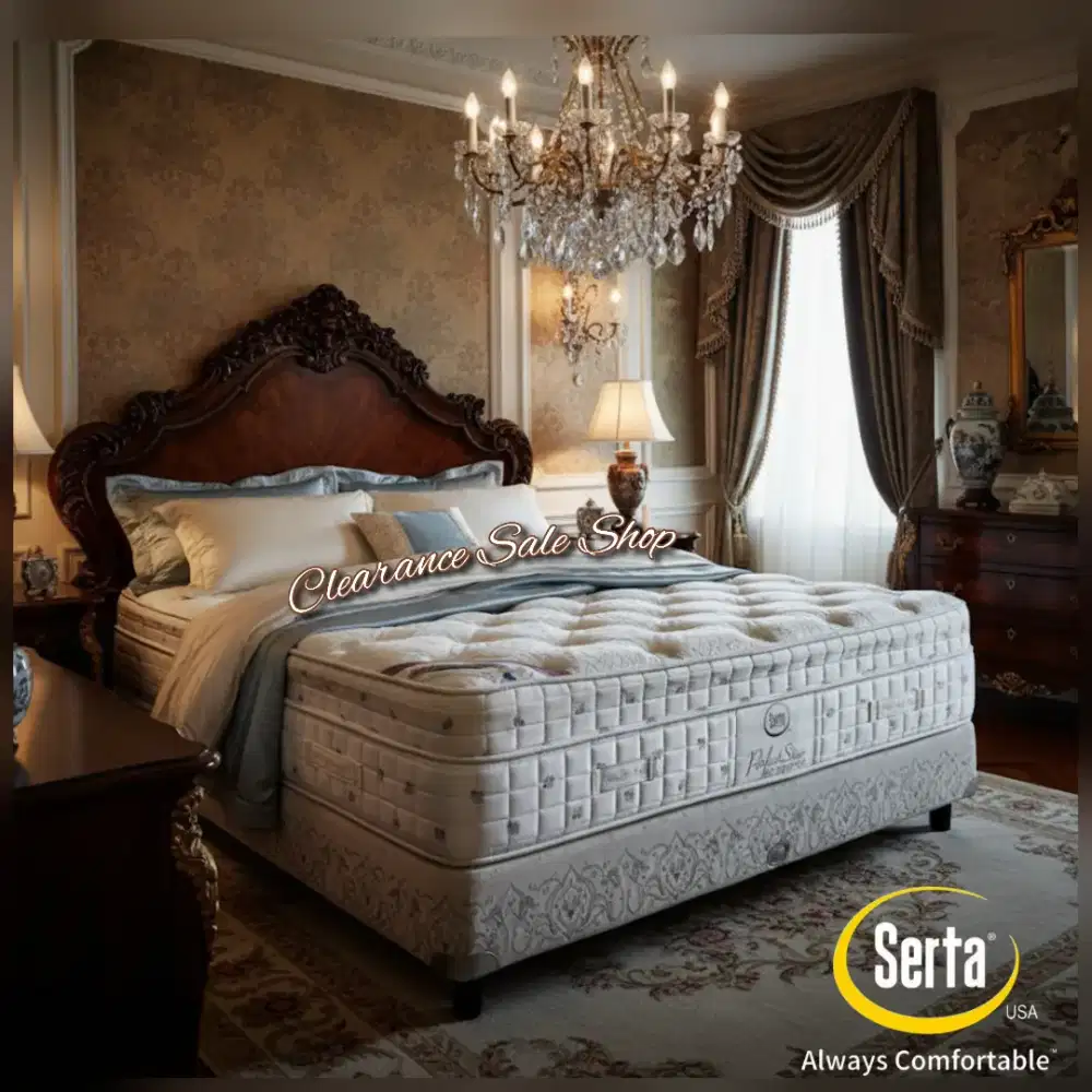 Kasur SERTA PERFECT STAR + DIVAN Size 180