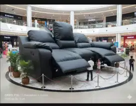 Jual murah aja Sofa Reclining Import Italy merk M&D mulus like new