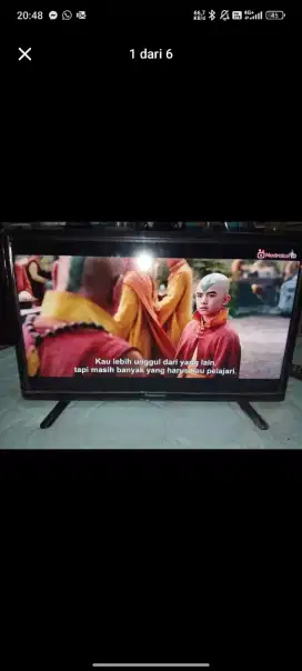 TV LED Panasonic 22 Beserta STB dan antena dalam