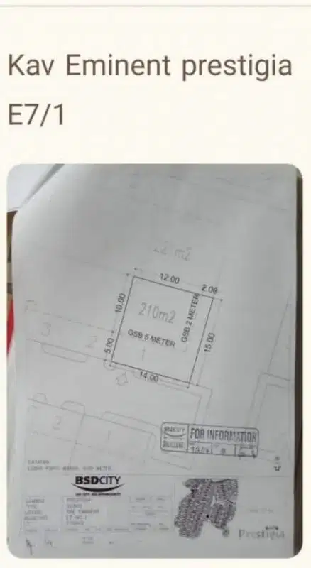 Kavling murah siap bangun si Bsd Eminent Prestigia