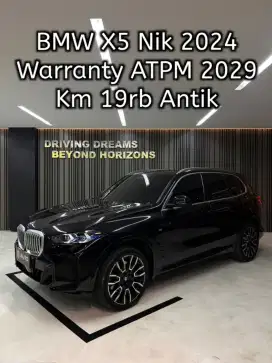 BMW X5 xDrive40i M-Sport 2025 Hitam B900GG Km19rb Nik 2024