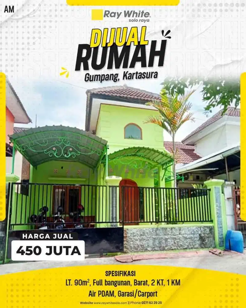 Dijual Rumah Cantik Siap Huni di Gumpang, Kartasura