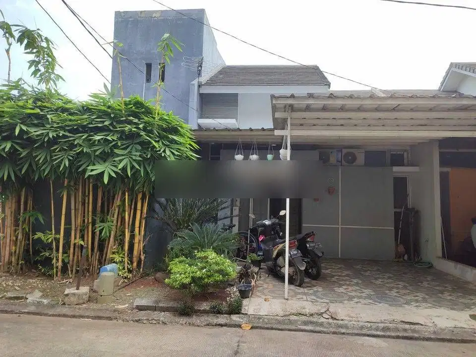 Rumah Nyaman Open Scape Semi Furnish SHM di Serpong Garden Cluster Greenpark