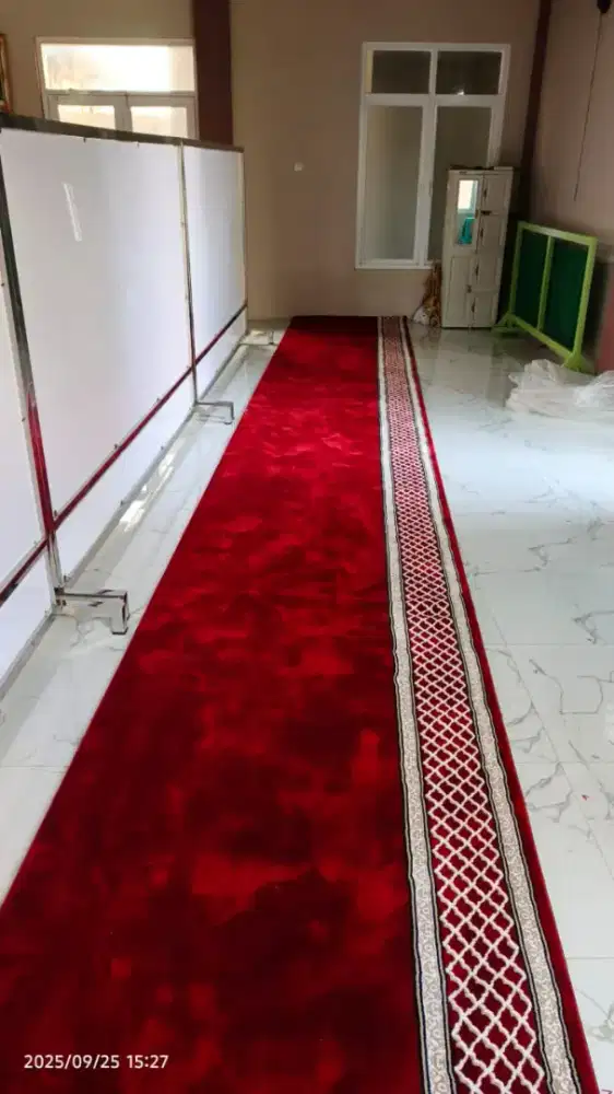 Ambal Sajadah Karpet Masjid Termurah. Tersedia Lokal maupun Import