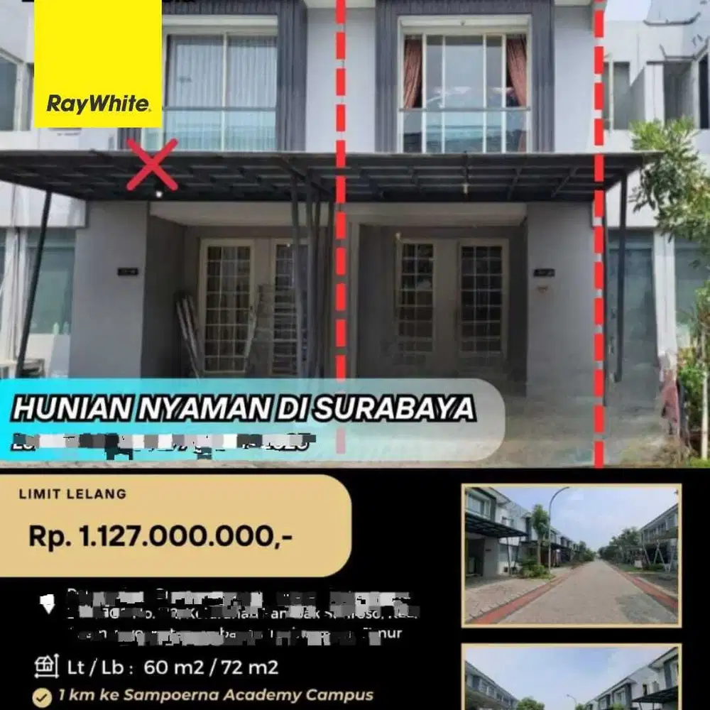 Dijual rumah minimalis area Tandes Surabaya barat