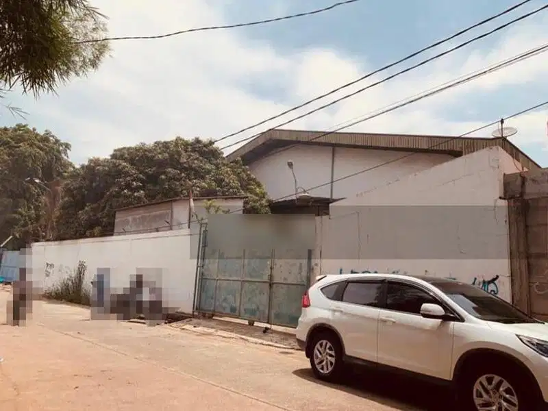 Gudang plong dijual kapuk Kamal indah lt 30x80 m2, Lb 20x60 m2