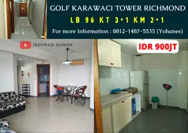 Golf Karawaci tower Richmond 3BR 96mtr