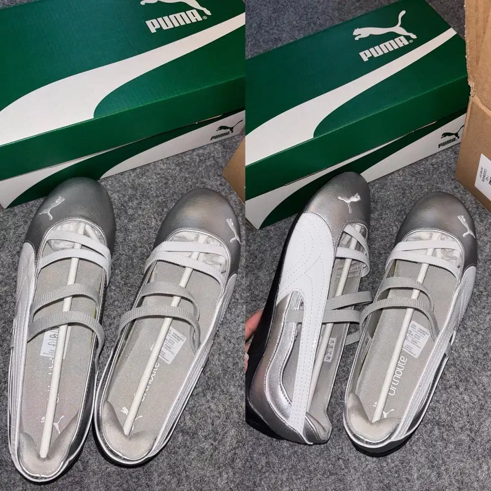 puma speedcat ballet silver
