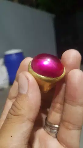 batu akik merah rose jumbo lawas