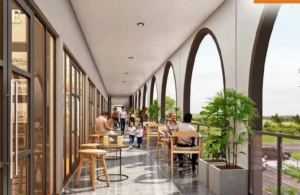SOHO alfresco balconi di JBD JGC,dgn konsep 1 bgnan bs utk 2 usaha,MRH