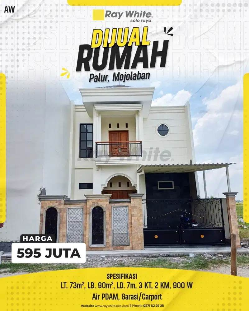 Dijual Rumah Baru 2 Lantai Bagus Siap Huni Dekat Kampus UNS Solo