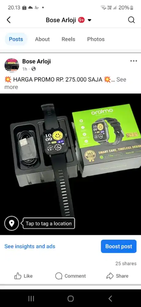 Smartwatch Oraimo Watch 6N