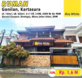 Rumah Bagus Siap Huni 2 Lantai Dekat kampus UMS Solo, Strategis