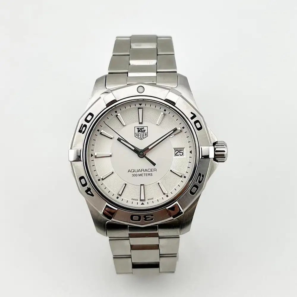 TAG Heuer Aquaracer Quartz White Dial, WAP1111