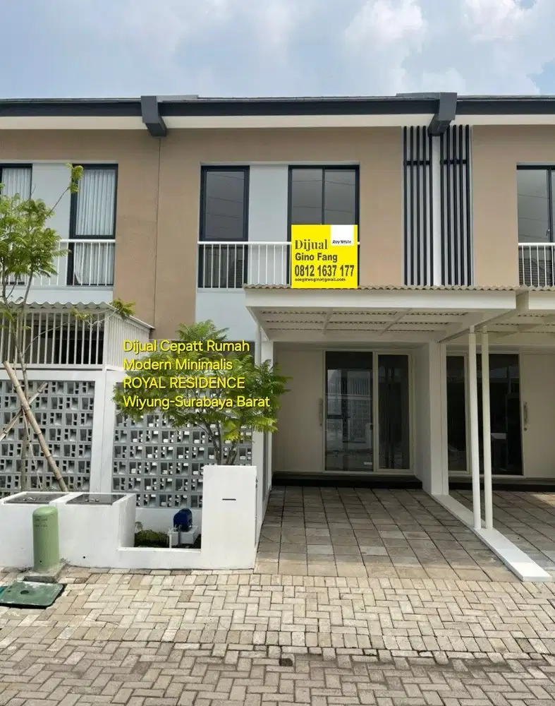 Dijual Rumah Royal Residence Wiyung-Surabaya Barat
