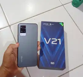 Vivo V21 5G  NFC ram 8+4/128 Fullset mulus!.