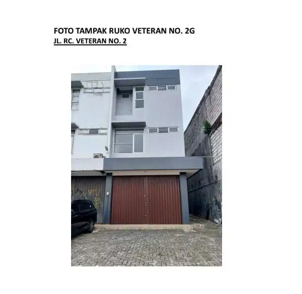 Disewakan Ruko JL RC Veteran Jakarta Selatan