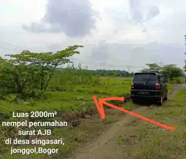 JUAL CEPAT LAHAN FULL DATAR DI JONGGOL,BOGOR