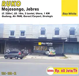 Disewakan Ruko di Jl Sumpah Pemuda Mojosongo Solo