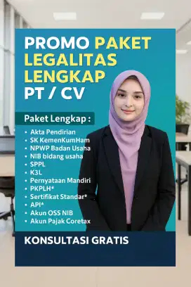 Perlengkapan Usaha Kantor PT Legal Lengkap