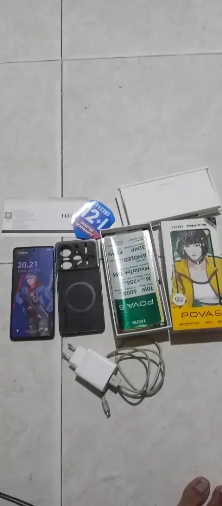 Tecno 6 biasa kondisi Mulus