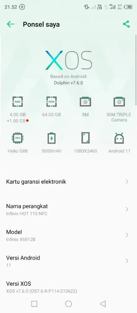 Infinit hot 11 nfc