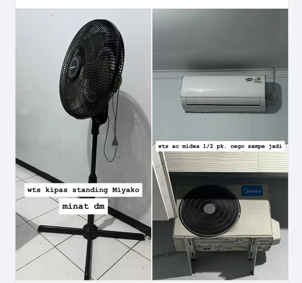 Dijual AC dan Kipas Angin 22