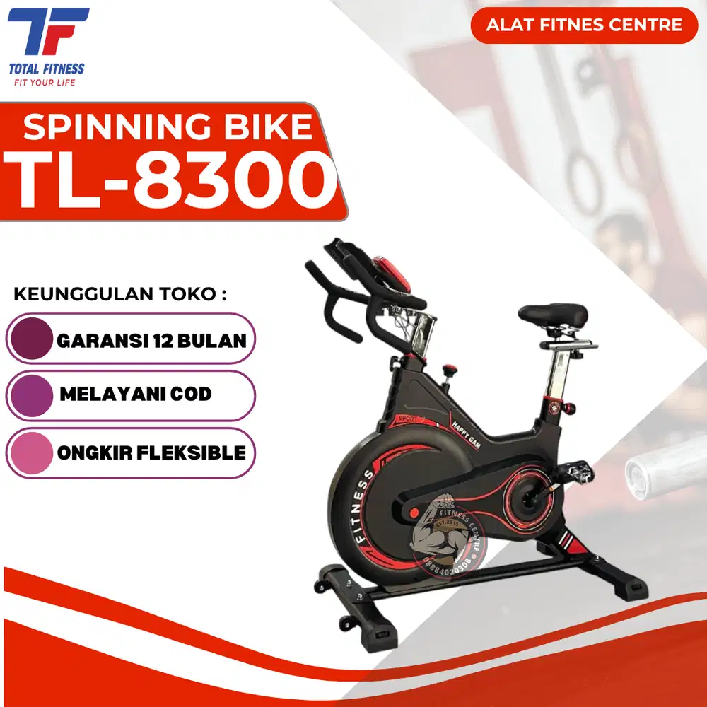 Sepeda Statis Spinning Bike TL-8300 Cyclelogic Ultimate Series