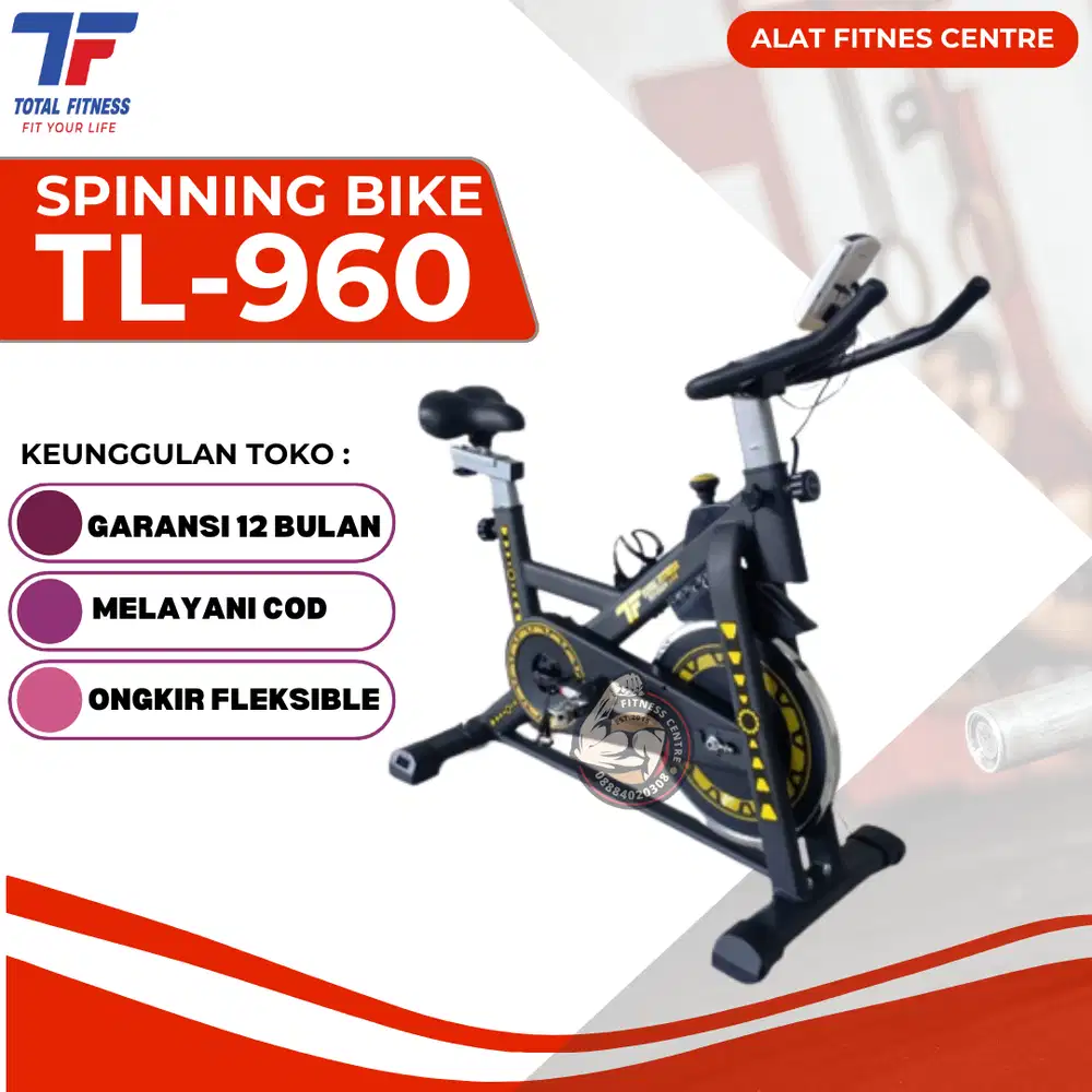 Alat Fitness Sepeda Statis Spinning Bike TL-960