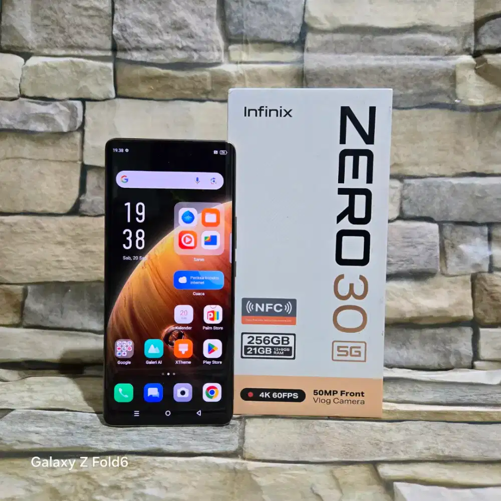 Infinix Zero 30 5G 12/256 Green  Fulset segel mulus 98%