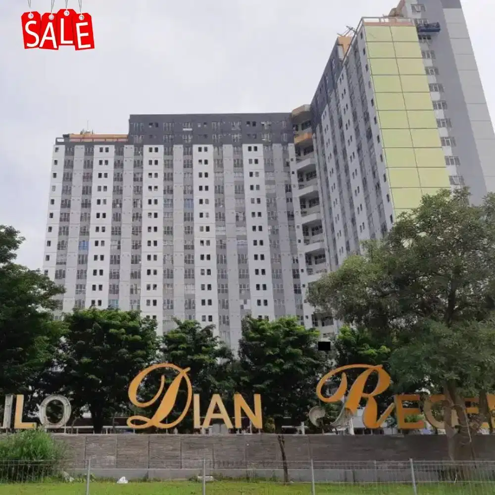 Dijual Apartemen Dian Regency Sukolilo 2 BR View Kolam