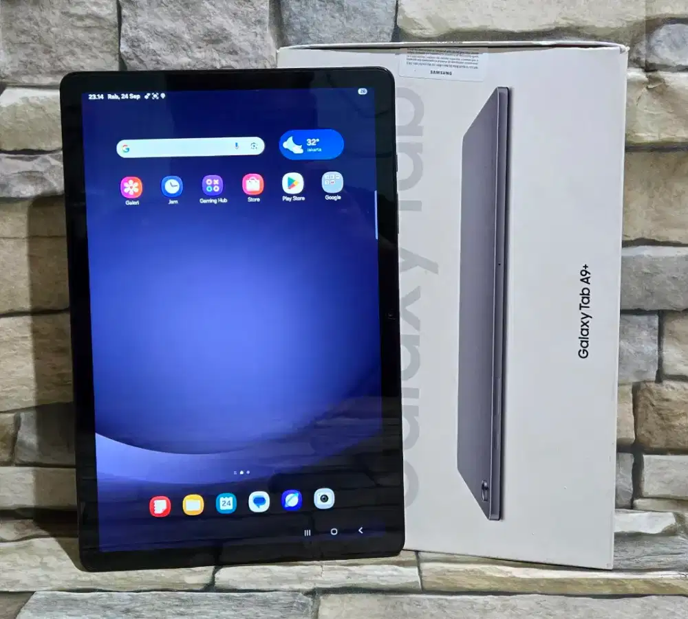 Samsung Galaxy Tab A9 Plus Wifi 4/64 Fulset segel mulus 95%