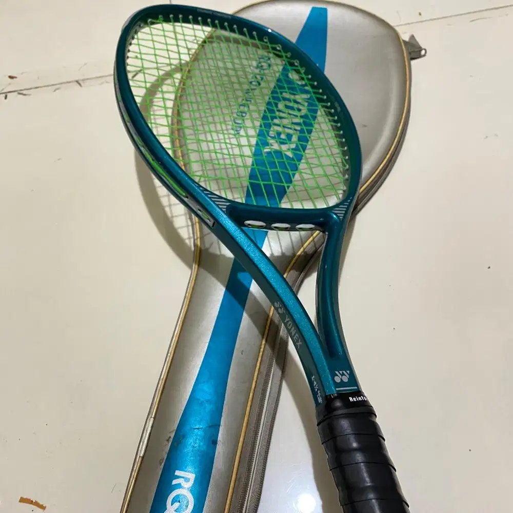 RAKET TENIS YONEX RQ120 WIDE BODY TURQUOISE BEKAS ORIGINAL SIAP PAKAI