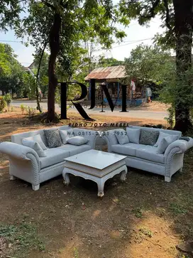 Sofa tamu custom jati