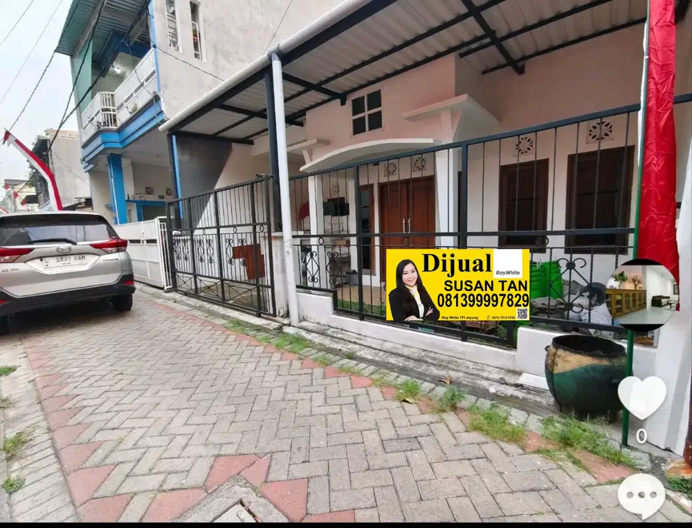 DIJUAL RUMAH KARAH AGUNG SURABAYA SIAP HUNI