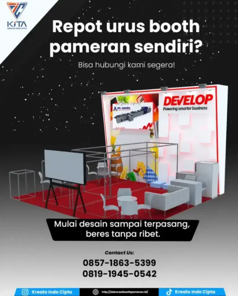 Kontraktor booth pameran