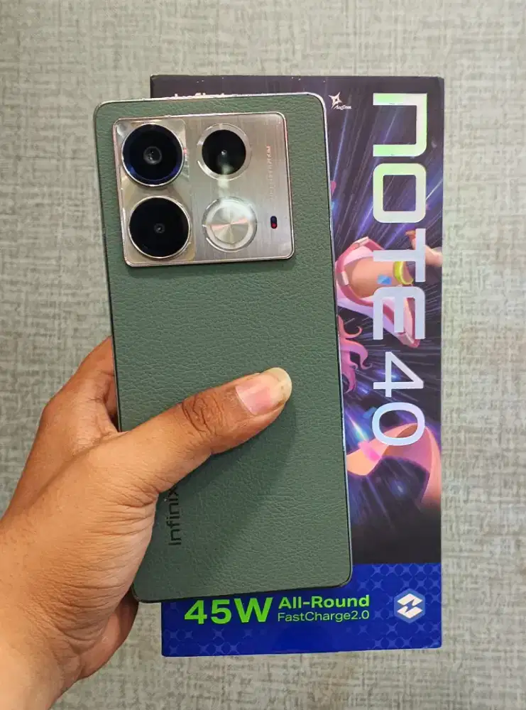 Infinix Note 40 8/256 Lengkap Fullset Mulus Original