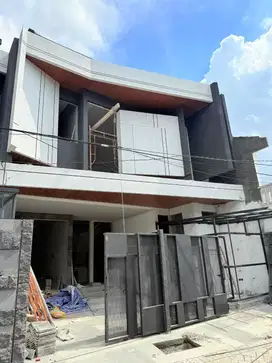 Rumah Modern Minimalis, ada 2 unit, tersedia hook, Manyar, SBY