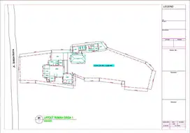 Rumah taman cocok utk keluarga besar yg mau tinggal bersama di PEJATEN
