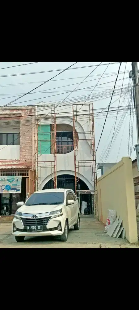 Dekorasi fasad kantor murah siap pasang