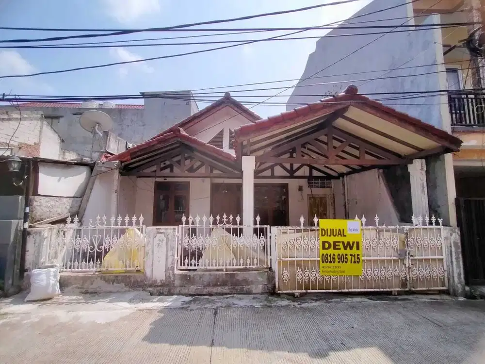 rumah 8x15 hitung tanah komplek walikota siap bangun