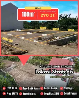 tanah kavling di tanjungsari dekat sekolah sang timur pedurungan