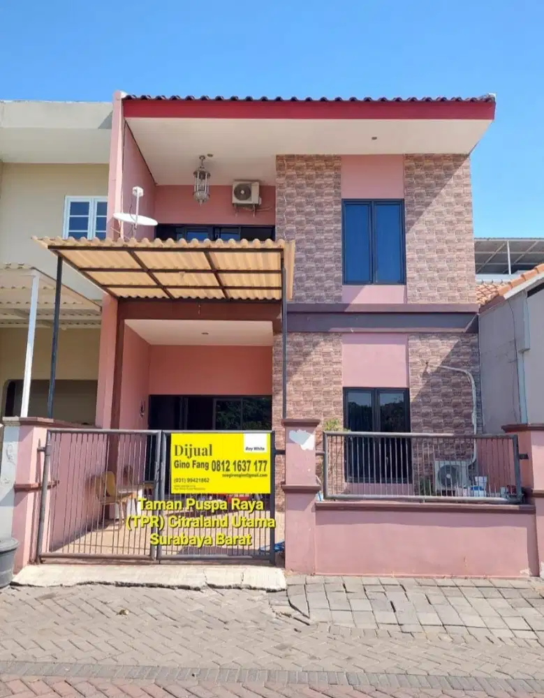 Dijual Rumah Taman Puspa Raya(TPR)Citraland Utama Surabaya Barat