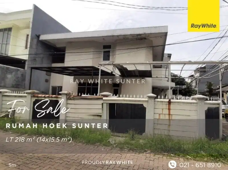 Dijual Rumah Danau Indah 2 Lt Hitung Tanah