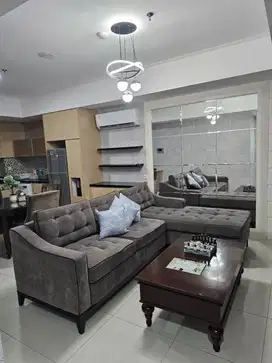 Disewa apartemen The Mansion Kemayoran 2BR furnished mewah cantik