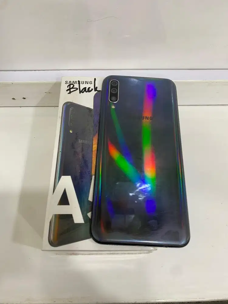 Samsung A50 4/64 fulset mulus ori bawaan