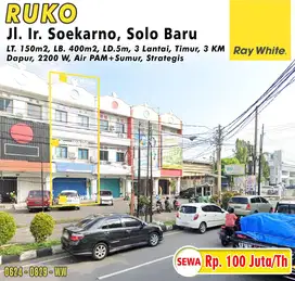 Disewakan Ruko 3 Lantai Siap Pakai Kawasan Bisnis Di Solobaru