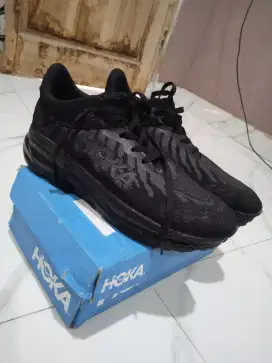 Sepatu Hoka trail running Atr7 black vietnam 42/43 fit on
